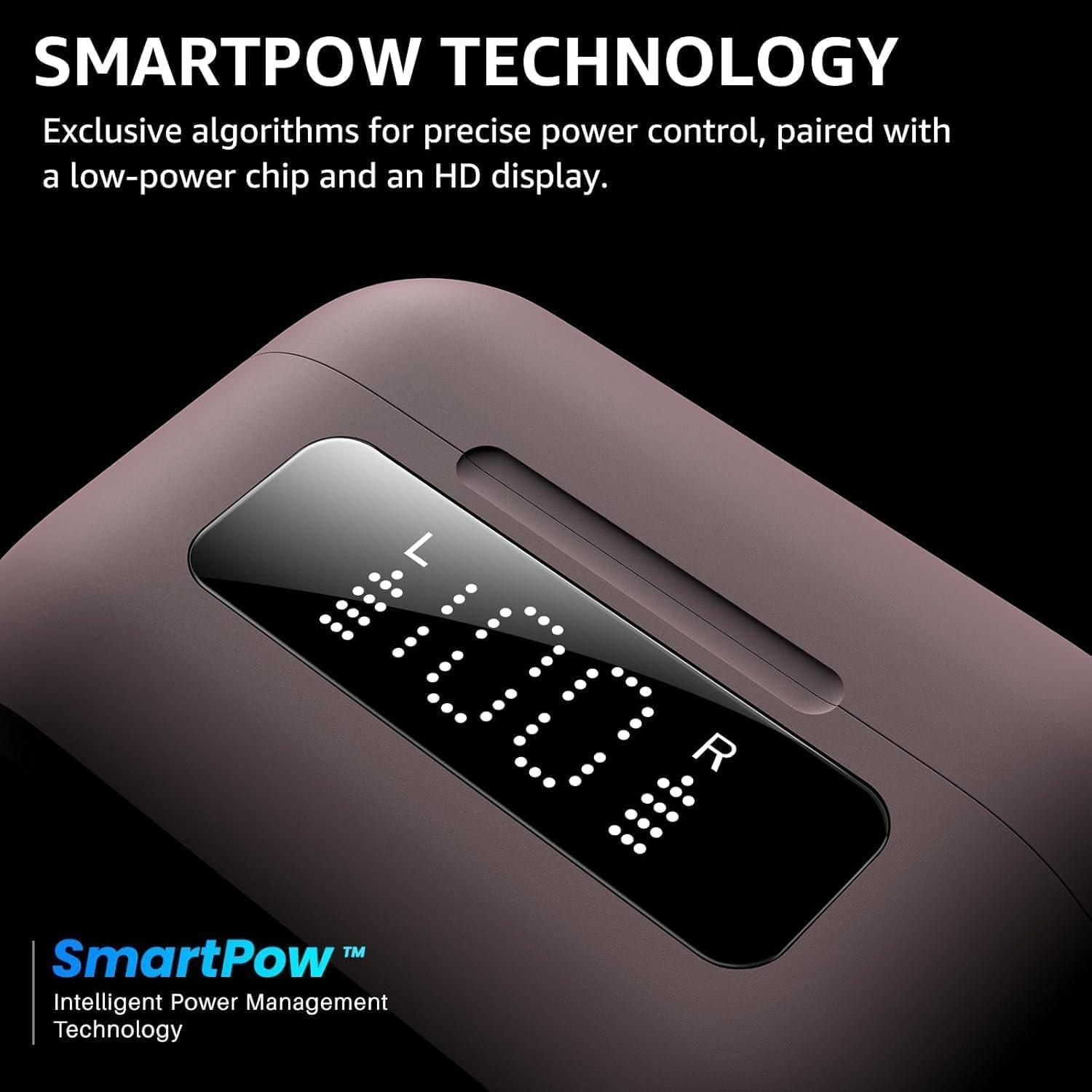 imageTOZO NC3 Hybrid Active Noise Cancelling Wireless Earbuds with 6 Mics AI Clear Call Ear Buds 55H Playtime with LED Display 32 Preset EQs via APP Bluetooth 53 IPX8 Waterproof in Ear HeadphonesRose Gold