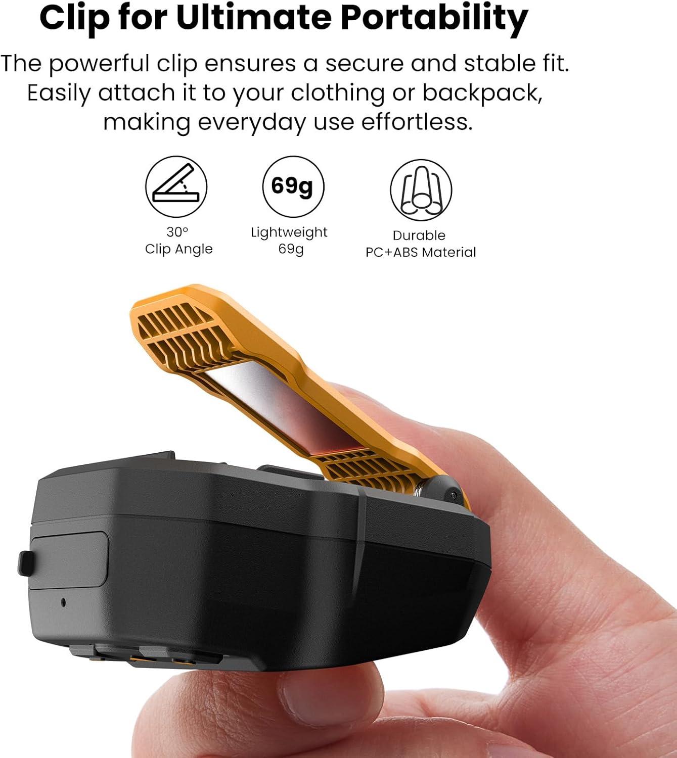 imageTOZO PM1 AI Smart Speaker with ChatGPT AI Assistants Wearable Speaker for HandsFree 20 Hour Playtime ClipOn Wireless Portable Bluetooth Speaker Builtin Mic Mini Gifts for Working Sports