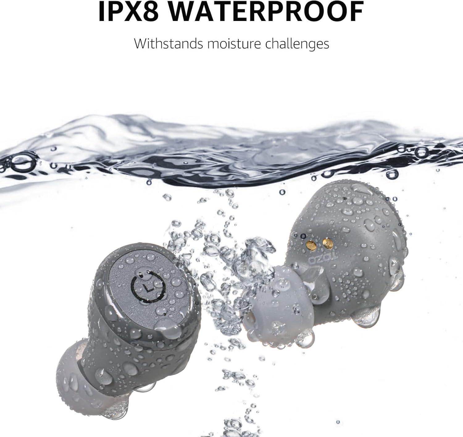 imageTOZO T10 Wireless Earbuds Bluetooth 53 Headphones App Customize EQ Ergonomic Design 55H Playtime Wireless Charging Case IPX8 Waterproof Sound inEar Headset New VersionMatte Gray