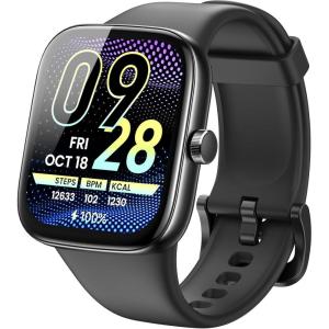 TOZO AMOLED S7 Smart Watch Bluetooth Call 1.85 Inch Ultra HD Screen, Dynamic Dials Messages Push 100+ Sports Modes, Detect Human Health Sleep Monitor with High Battery Life, Touch Function