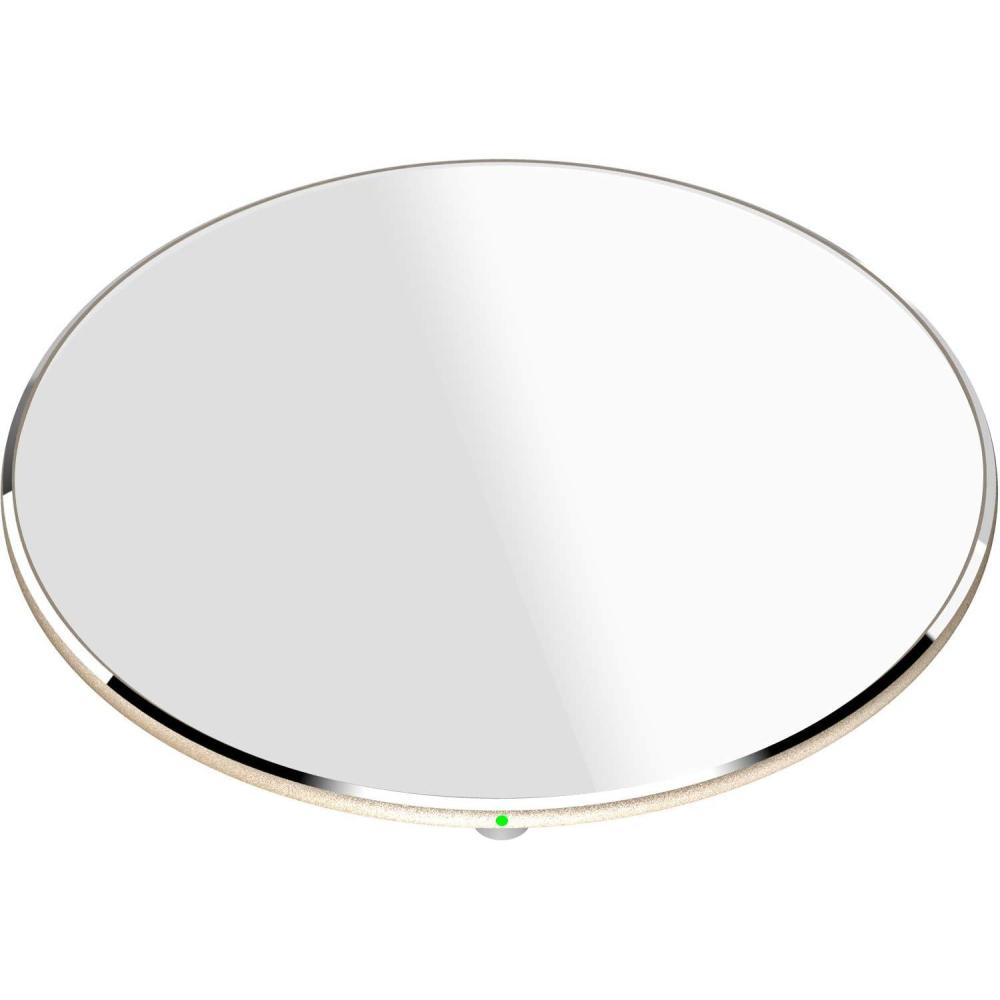 imageTOZO Wireless Charger 15W Max Fast Wireless Charging Pad Compatible with iPhone 1616 Plus16 Pro Max 151413SE12 Series Samsung Galaxy S24S23S22 Series No AC Adapter Glossy BlackGold