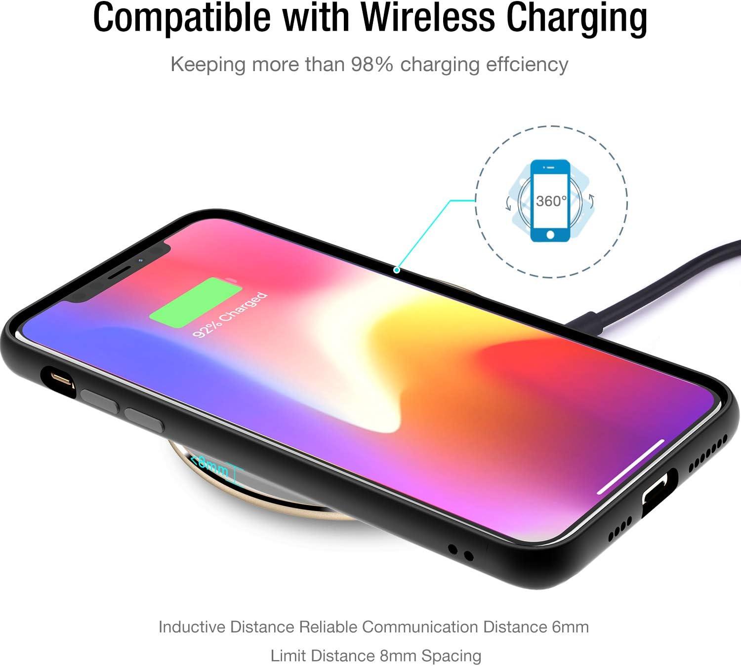 imageTOZO W1 Wireless Charger 10W QiCertified Charging Pad with Aviation Aluminum Computer Numerical Control Technology Compatible with iPhone 1616 Plus16 Pro Max15 14 13 12 and Samsung Galaxy SeriesGold