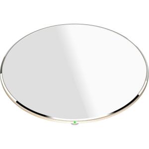TOZO W1 Wireless Charger, 10W Qi-Certified Charging Pad with Aviation Aluminum Computer Numerical Control Technology Compatible with iPhone 16/16 Plus/16 Pro Max/15 14 13 12 and Samsung Galaxy Series(Gold)