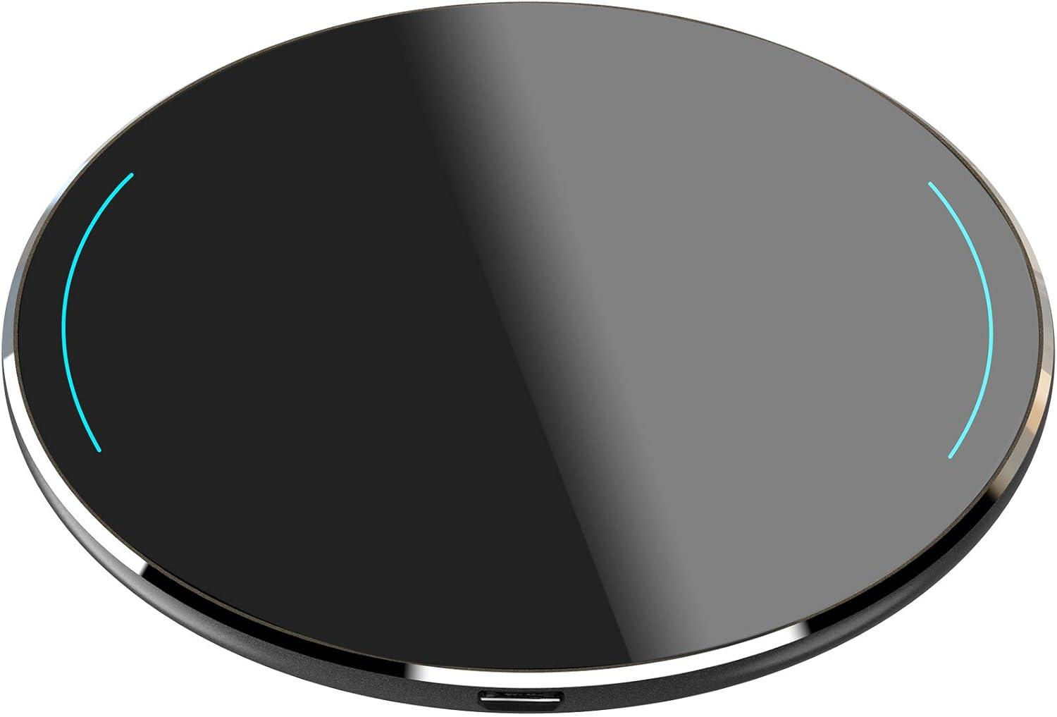 imageTOZO W1 Wireless Charger 10W QiCertified Charging Pad with Aviation Aluminum Computer Numerical Control Technology Compatible with iPhone 1616 Plus16 Pro Max15 14 13 12 and Samsung Galaxy Series