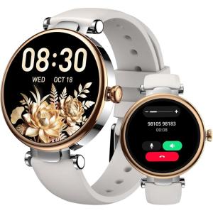TOZO S8 AMOLED Smart Watch for Women Men, Fitness Tracker with Bluetooth Calling & Notifications, 3ATM Waterproof, Sleep & Stress Tracking, 100+ Sports Modes, 200+ Watch Faces, for Android iOS(Rose Gold)