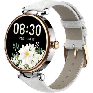 TOZO S8 AMOLED Smart Watch for Women Men, Fitness Tracker with Bluetooth Calling & Notifications, 3ATM Waterproof, Sleep & Stress Tracking, 100+ Sports Modes, 200+ Watch Faces, for Android iOS(White)