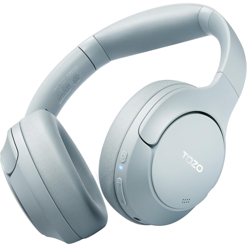 image:imageTOZO Hybrid Active Noise Cancelling Headphones Wireless Over Ear Bluetooth Headset 60H Playtime HiRes Audio Custom EQ via App Deep Bass Comfort Fit Ear Cups for Home Office Travel BlueBlue