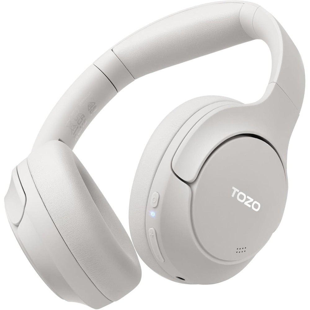image:imageTOZO Hybrid Active Noise Cancelling Headphones Wireless Over Ear Bluetooth Headset 60H Playtime HiRes Audio Custom EQ via App Deep Bass Comfort Fit Ear Cups for Home Office Travel BlueWhite