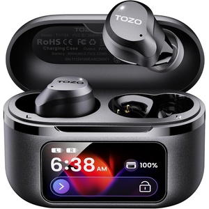 TOZO NC9 Pro Active Noise Cancelling Wireless Earbuds, LDAC Hi-Res Audio(Black)